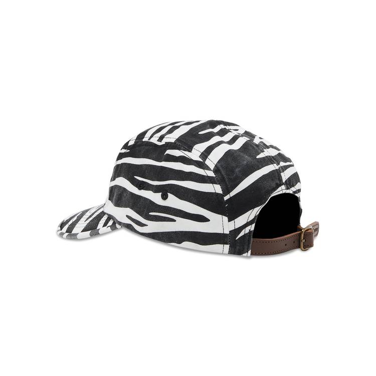 Supreme Zebra Side Camp Cap Blue Black fw12 BRAND NEW nwt hat box logo cdg  camo
