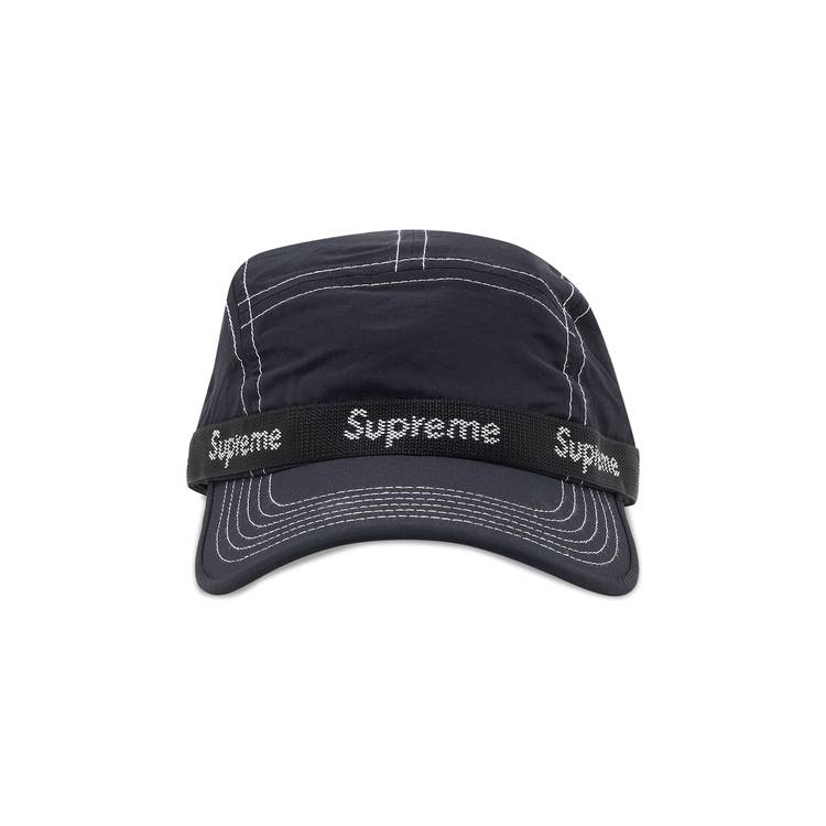 Buy Supreme Webbing Camp Cap 'Black' - FW22H72 BLACK - Black | GOAT CA