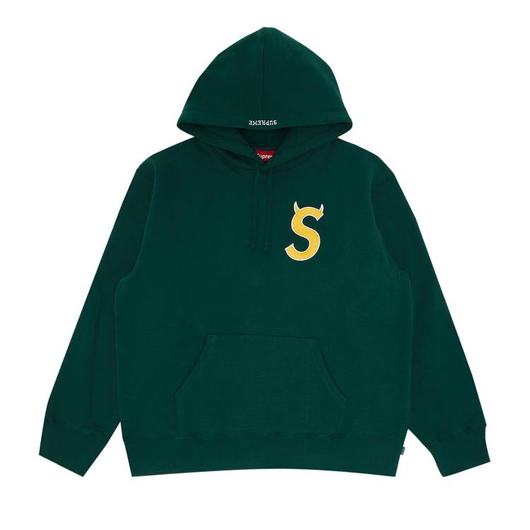 Buy Supreme S Logo Hooded Sweatshirt 'Dark Green' - FW22SW36 