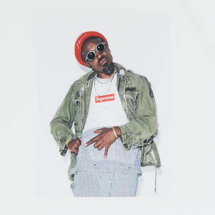 Buy Supreme André 3000 Tee 'White' - FW22T51 WHITE | GOAT