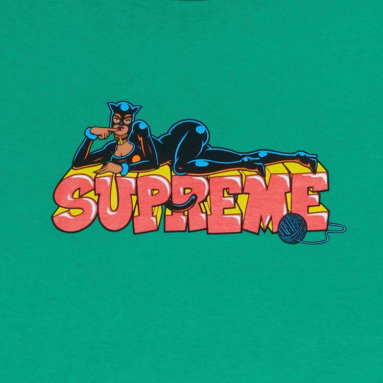 Buy Supreme Catwoman Tee 'Green' - FW22T35 GREEN | GOAT