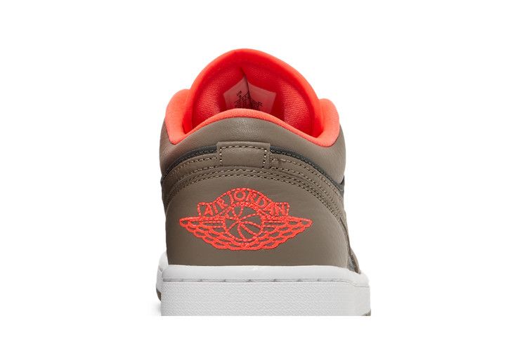 Wmns Air Jordan 1 Low SE 'black Olive Bright Crimson'