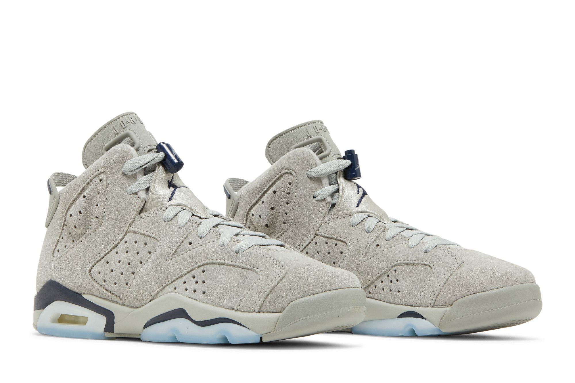 Pre-owned Air Jordan 6 Retro Gs 'georgetown' In Grey