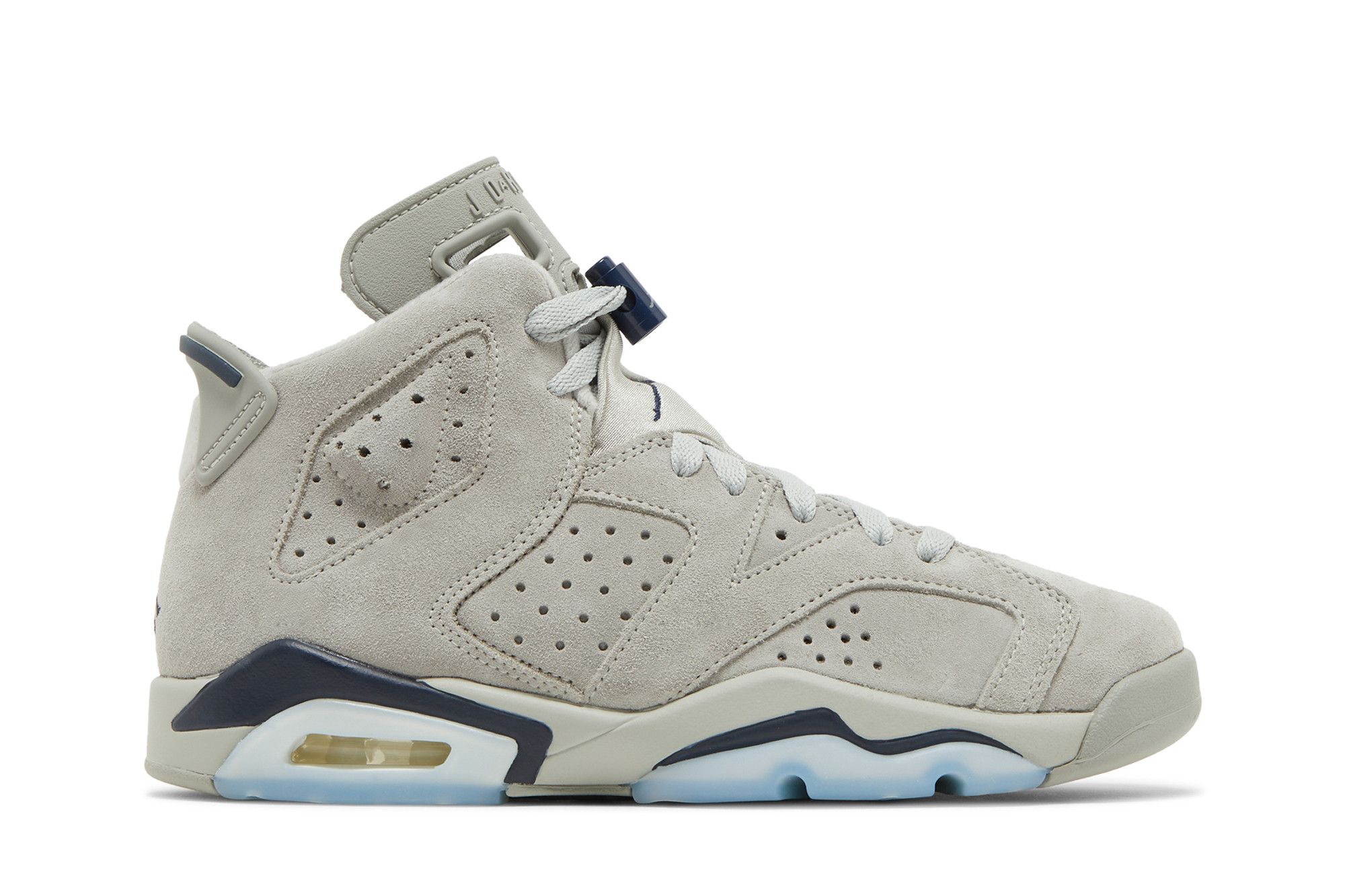 Pre-owned Air Jordan 6 Retro Gs 'georgetown' In Grey