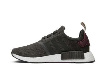 Adidas nmd hotsell womens grey maroon