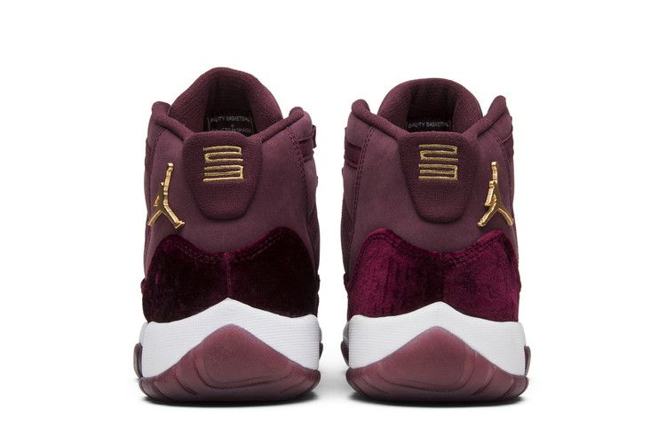 burgundy velvet jordan 11