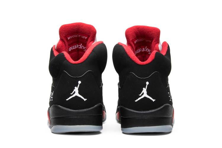 Jordan 5 Retro x Supreme Black 2015 for Sale