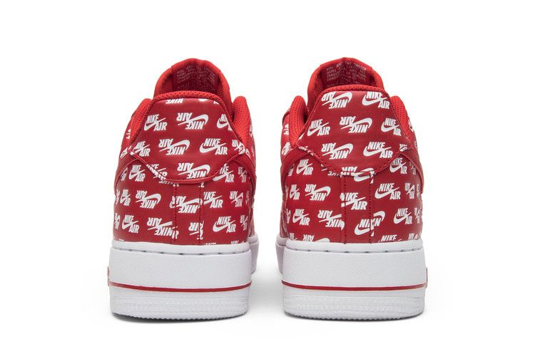 Nike Air Force 1 Low All Over Logo Red AH8462-600 