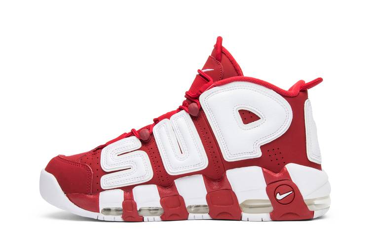 Supreme x Air More Uptempo 'Red' | GOAT