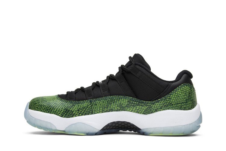 Jordan 11 cheap green snakeskin