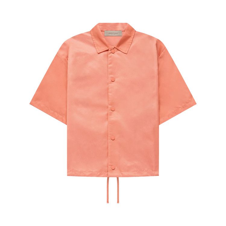 [DNSR] essential nylon shirt /追跡付 Buy Fear of God Essentials Short-Sleeve Nylon Shirt 'Coral