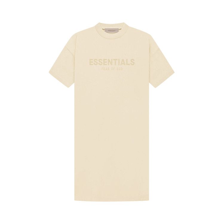 Buy Fear of God Essentials Tee Dress 'Egg Shell