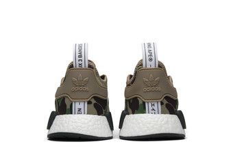 R1 Bape Adidas Nmd Olive Green Camo Jual NMD BAPE GREEN BEIGE
