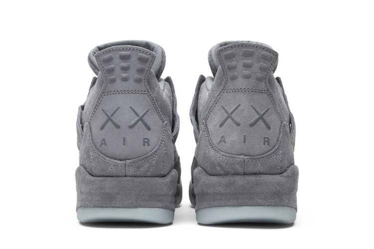 air jordan kaws 4 gray basketball shoes