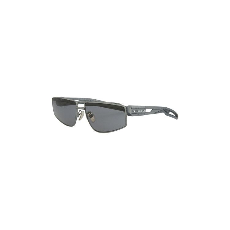 Balenciaga Square Frame Sunglasses Silver