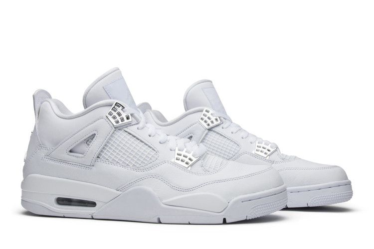 jordan 4 white pure money