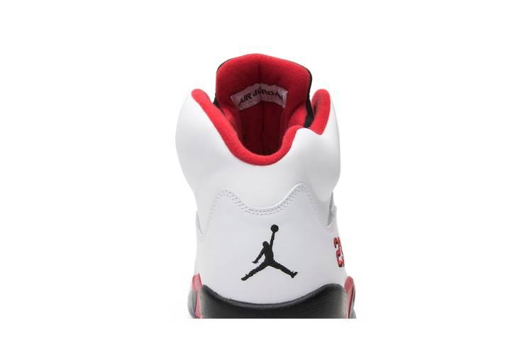 Jordan 5 2025 white fire red