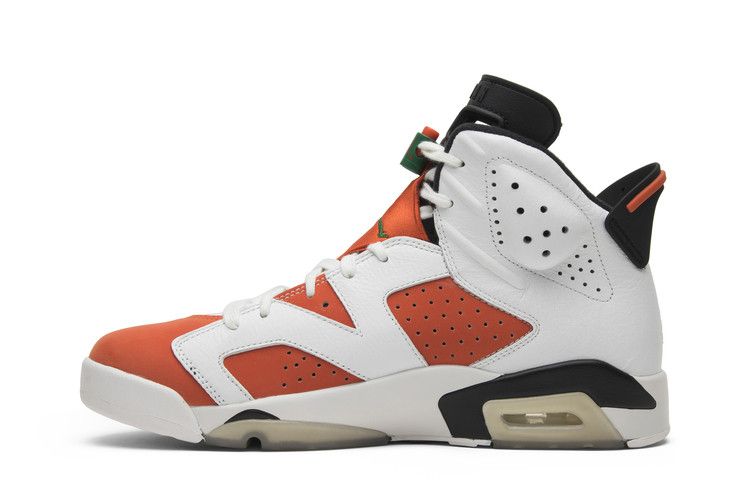 White and 2025 orange jordan 6