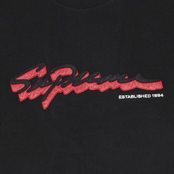 Buy Supreme Shadow Script Short-Sleeve Top 'Black