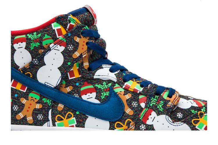 Concepts x SB Dunk Pro High 'Ugly Christmas Sweater' 2017 | GOAT