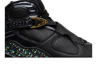 Jordan 8 store confetti white