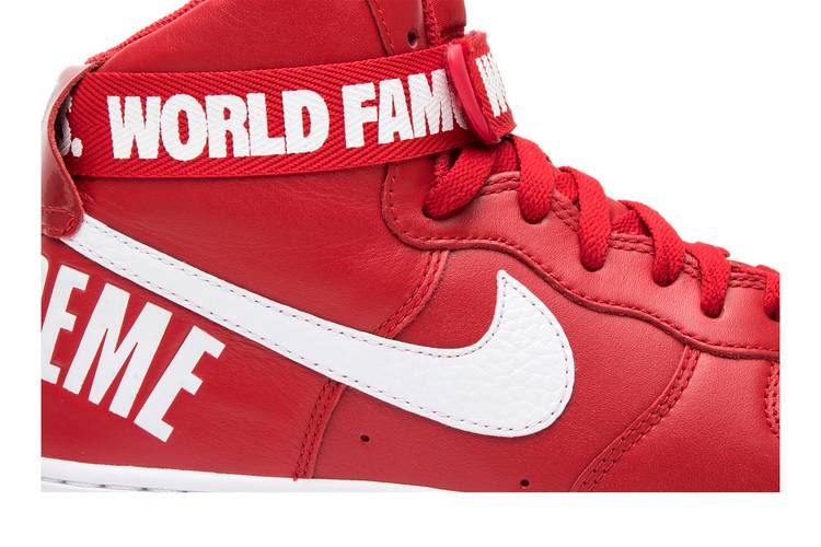 Buy Supreme x Air Force 1 High SP 'Red' - 698696 610