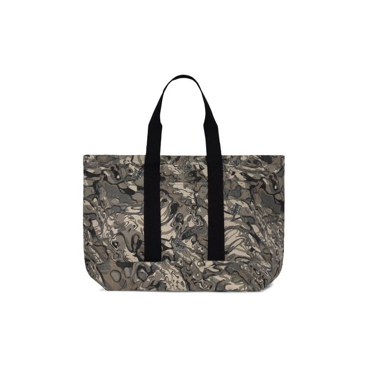 Buy Stussy Canvas Extra Large Tote Bag 'Veil Camo' - 134253 VEIL 
