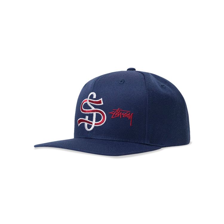 【未使用】STUSSY BIG LEAGUE POINT CROWN CAP Buy Stussy Big League Point Crown Cap 'Navy' - 1311065 NAVY | GOAT