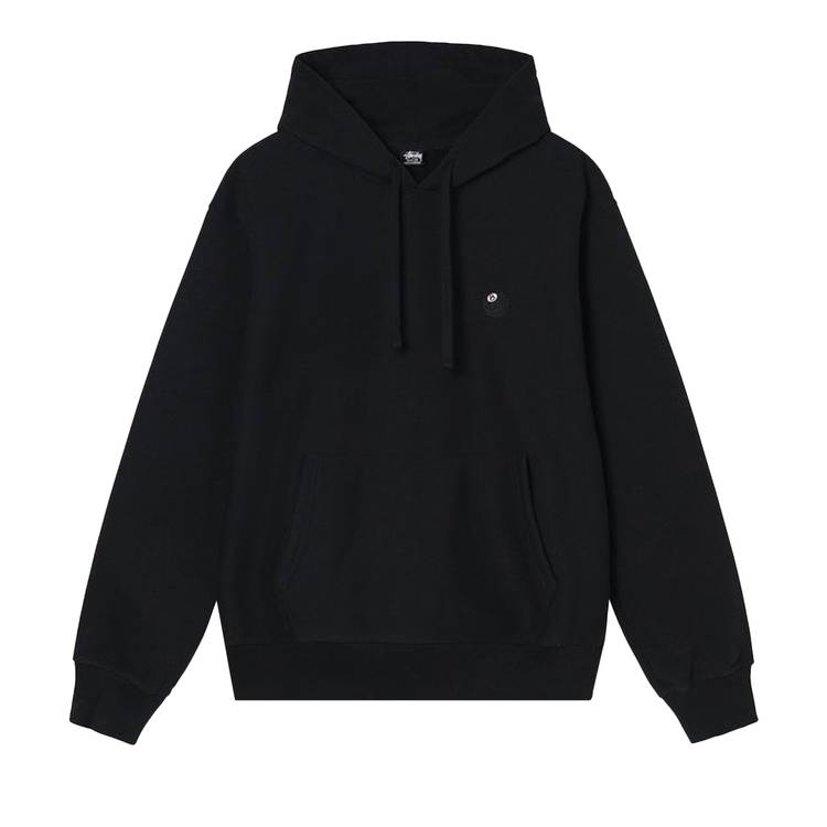 Stussy 8 Ball Embroidered Hoodie 'Black'