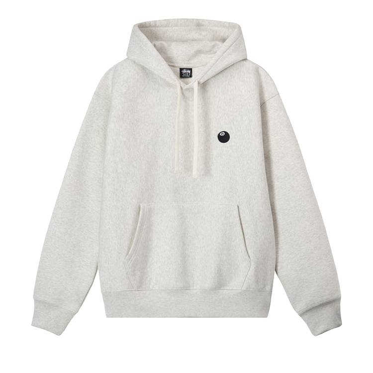 Buy Stussy 8 Ball Embroidered Hoodie 'Ash Heather' - 118479 ASH