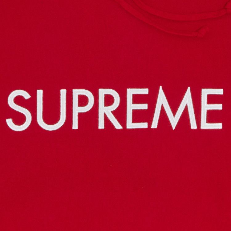 Buy Supreme Capital Hooded Sweatshirt 'Red' - FW22SW69 RED | GOAT CA