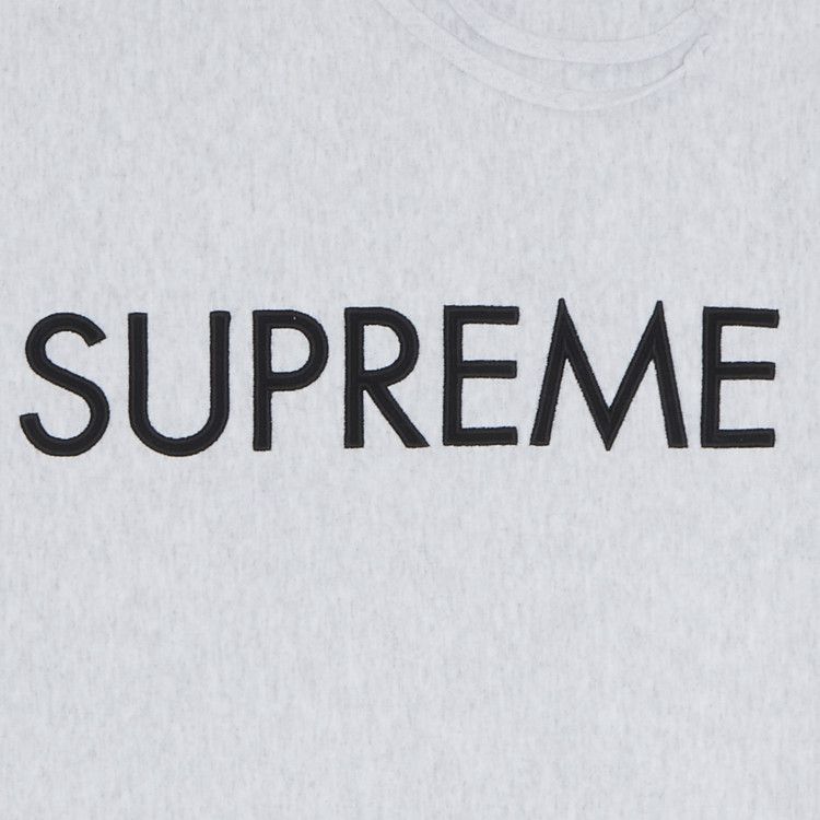 Buy Supreme Capital Hooded Sweatshirt 'Ash Grey' - FW22SW69