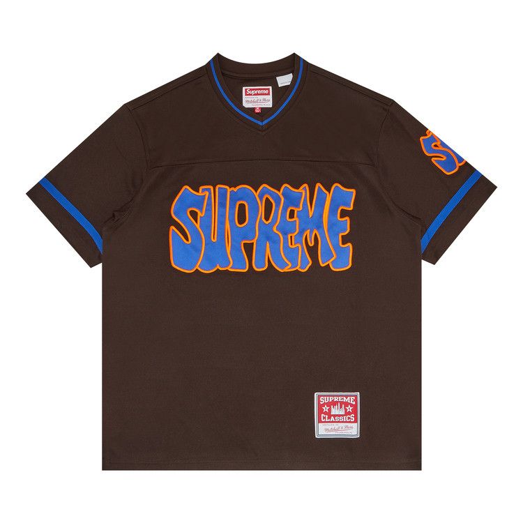 Buy Supreme Jacquard Rib Football Jersey 'Brown' - FW24KN6