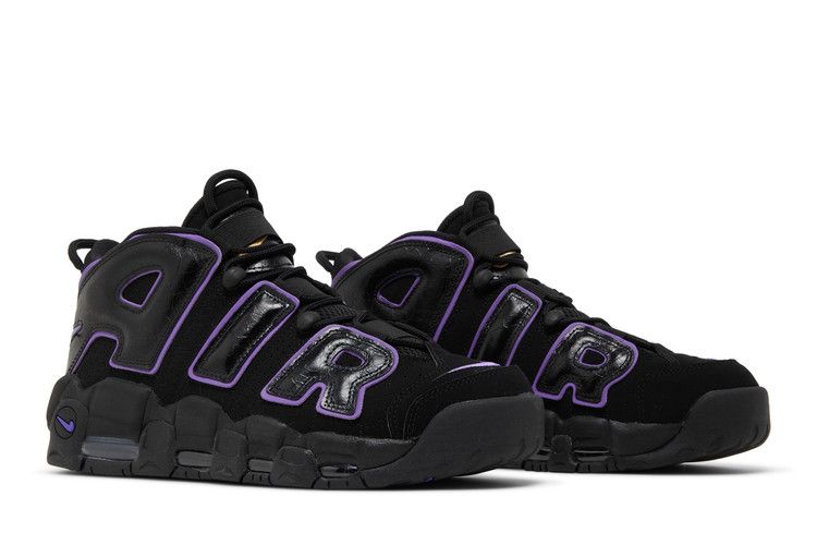 ON FOOT” NIKE AIR MORE UPTEMPO '96 (BLACK/ACTION GRAPE) 