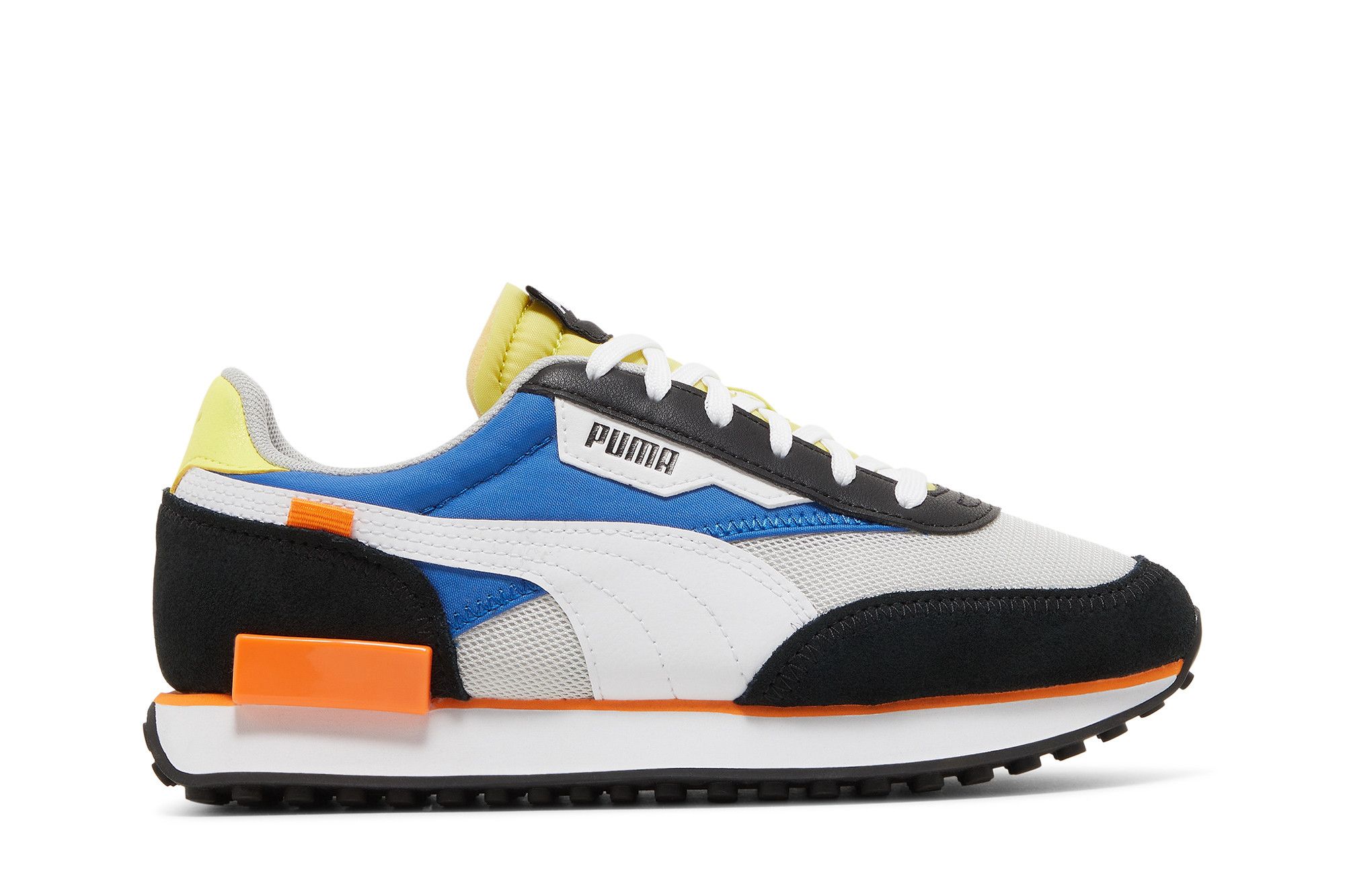 Pre-owned Puma Future Rider Splash Jr 'grey Violet Victoria Blue' In White