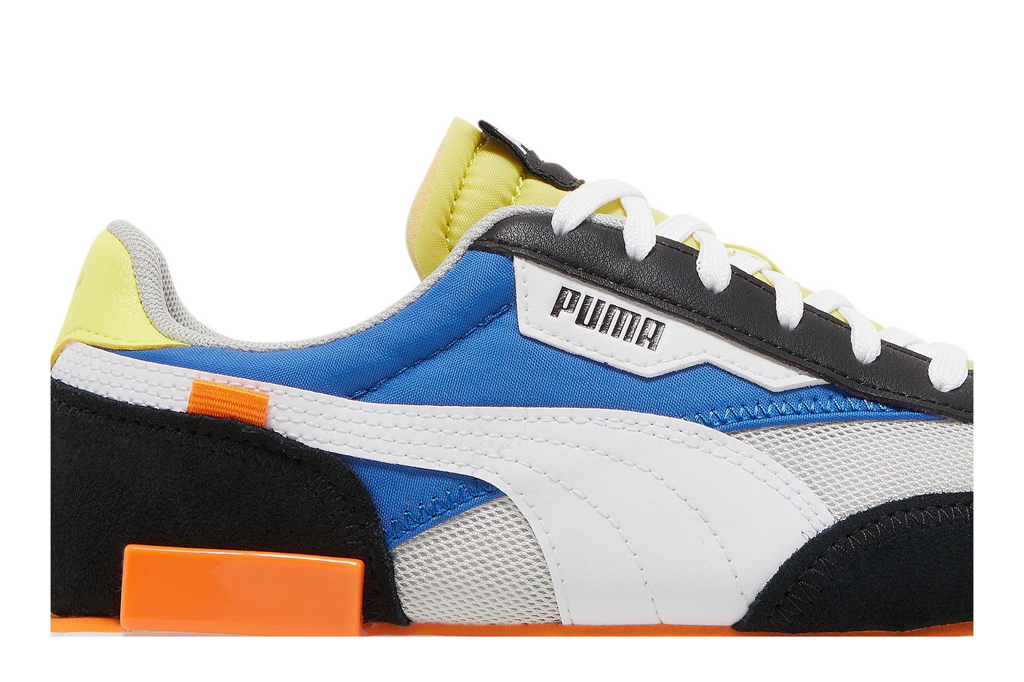Pre-owned Puma Future Rider Splash Jr 'grey Violet Victoria Blue' In White
