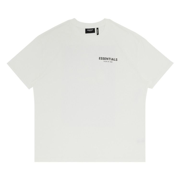 【FOG - FEAR OF GOD】Essentials Boxy T-Shirt Fear of God Essentials Boxy Graphic T-shirt Black Men's