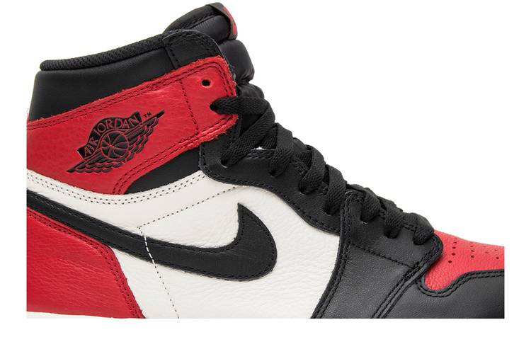 Aj 1 hot sale red toe