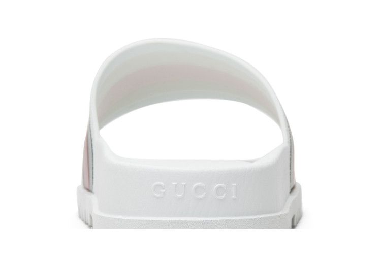 Gucci Web Slide Sandal White