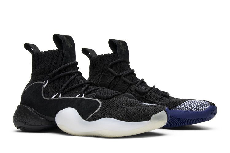 adidas crazy byw x black white purple