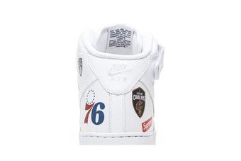 靴 Force 1 Mid Supreme White 26cm Supreme x Nike Air Force 1 Mid White - Aug 2024 - FZ8784-100