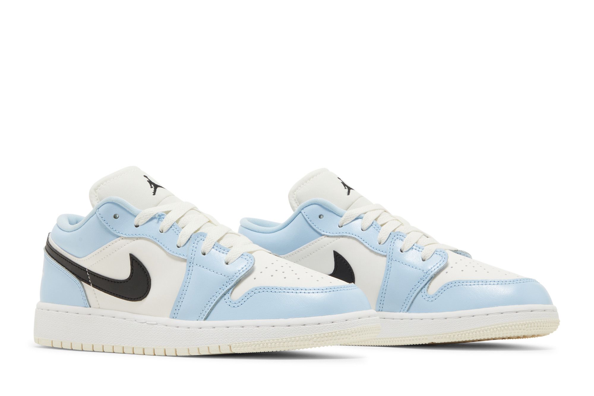 Pre-owned Air Jordan 1 Low Gs 'ice Blue'