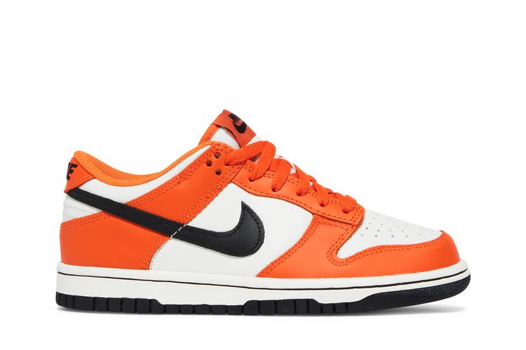 Nike Dunk Low GS 'Halloween' White/Soft Orange-Black 306339-182