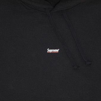 Buy Supreme Underline Hooded Sweatshirt 'Black' - FW22SW7 BLACK | GOAT