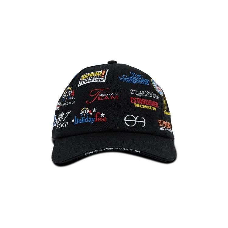 Buy Supreme Sponsors 6-Panel 'Black' - FW22H58 BLACK | GOAT