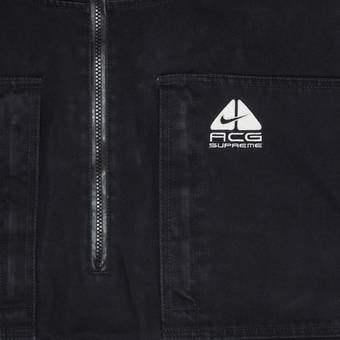Supreme x Nike ACG Denim Pullover 'Black' | GOAT