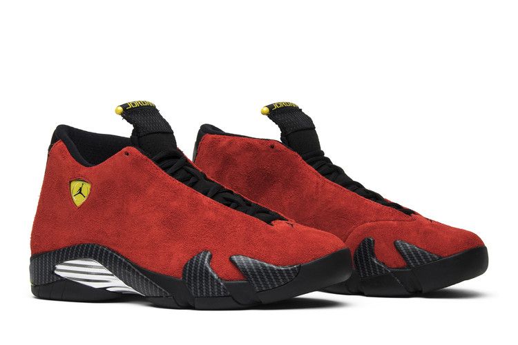 jordan retro 14 ferrari red