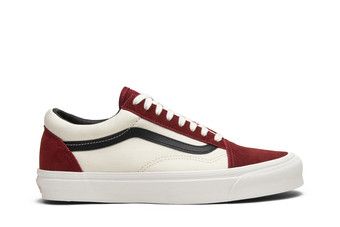 Vans vault red hot sale dahlia slip on