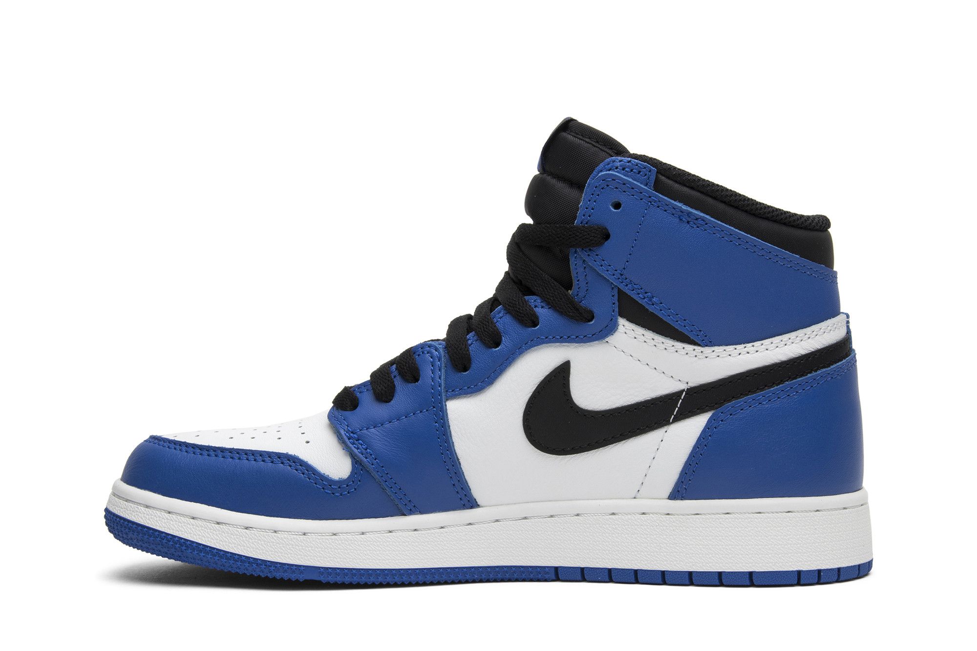 Pre-owned Air Jordan 1 Retro High Og Bg 'game Royal' In White