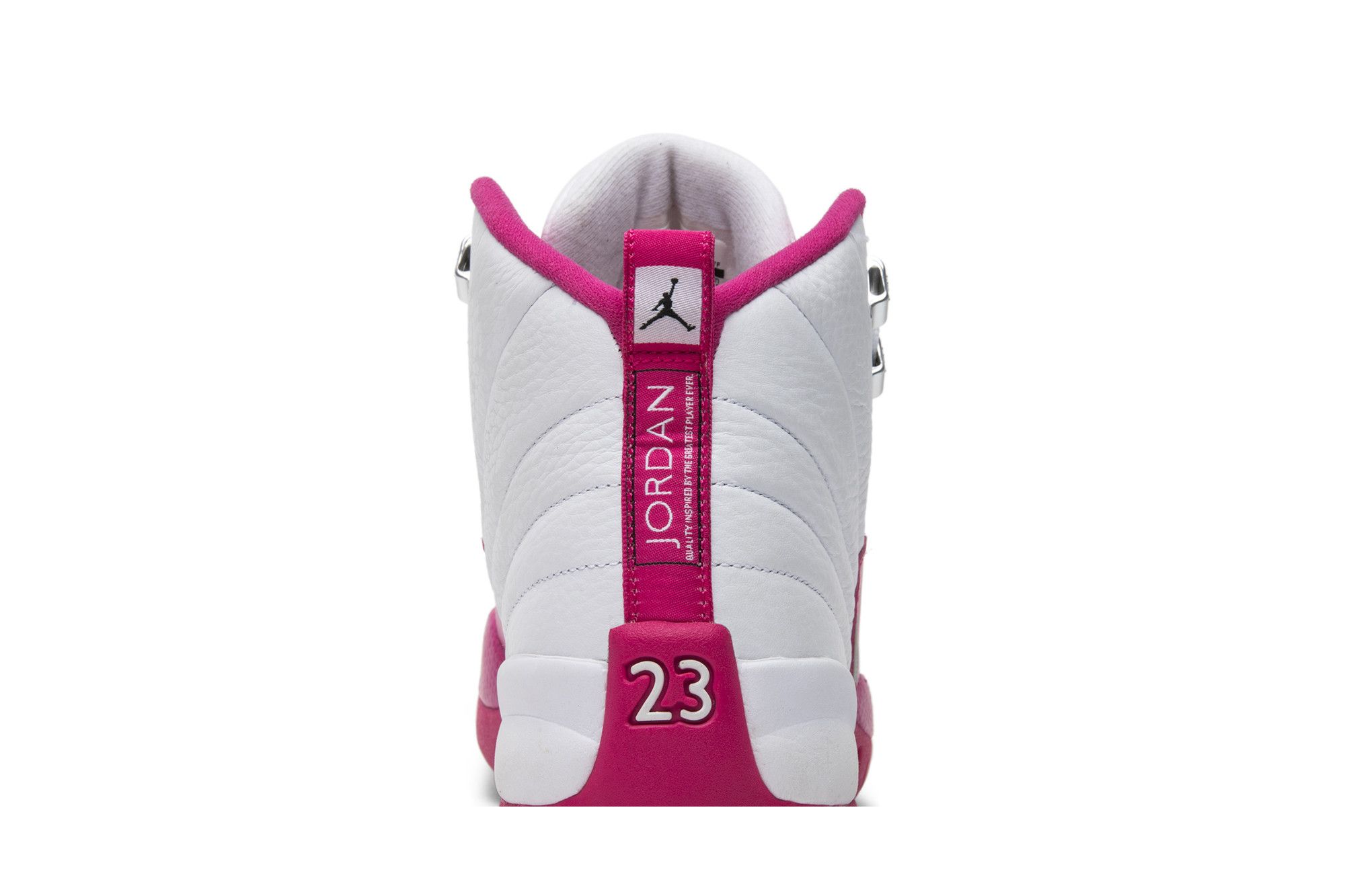 Pre-owned Air Jordan 12 Retro Gg 'vivid Pink' In White
